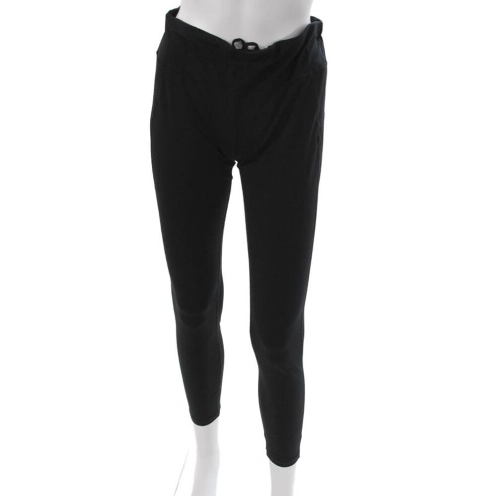 Sweaty Betty Womens Ankle Leggings Black Drawstring Size L
